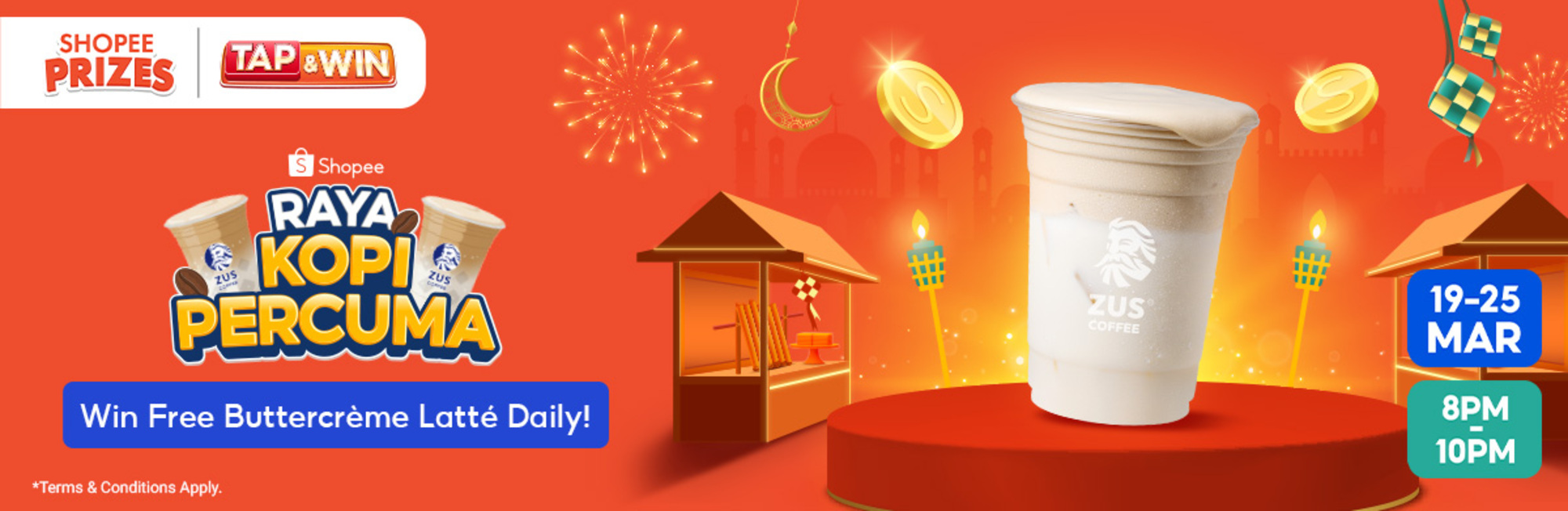 Shopee Raya Kopi Percuma Visual