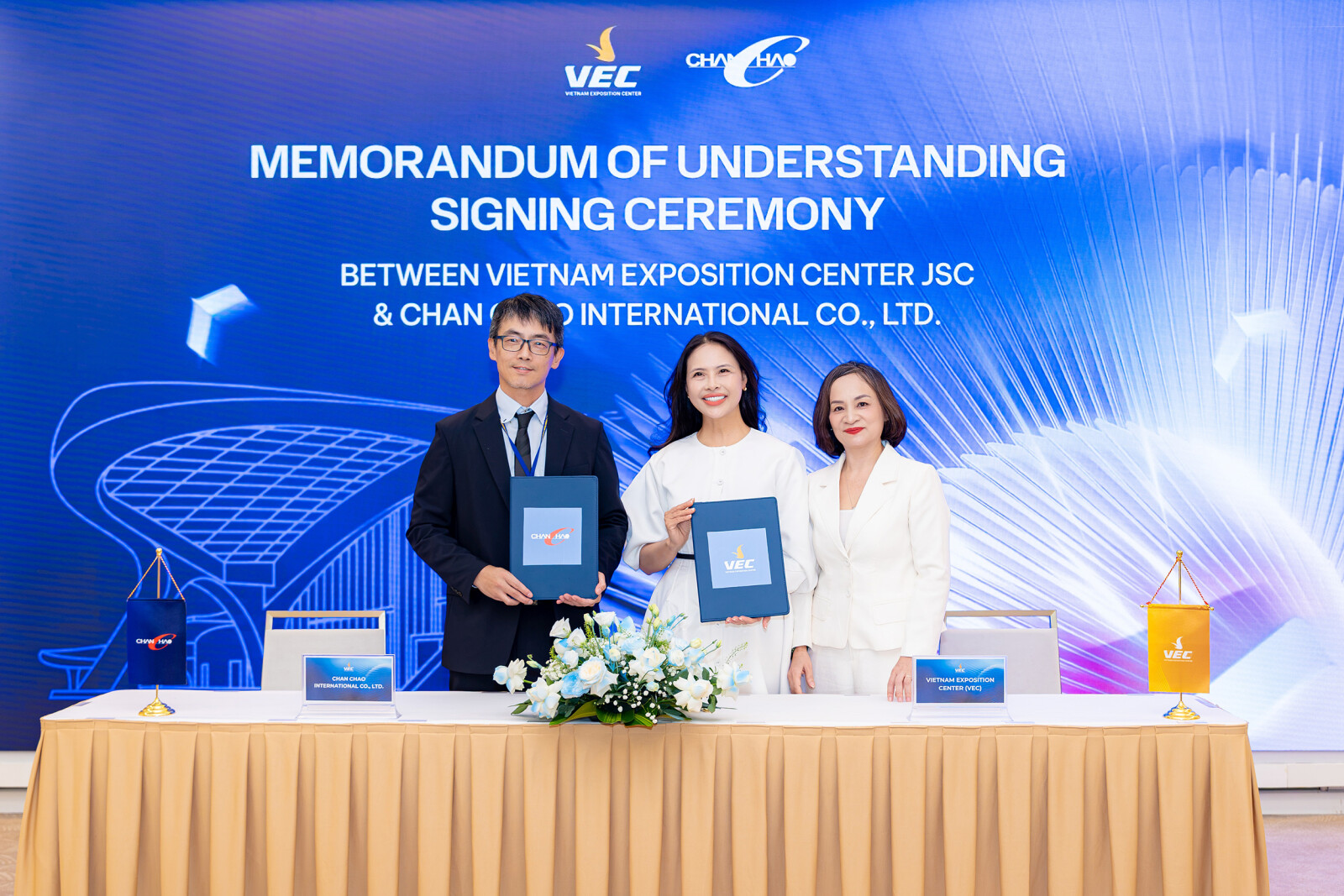VEC and Chan Chao International have also entered into a strategic partnership, combining the expertise of one of Asia's leading exhibition organizers with VEC's world class exhibition infrastructure to develop large scale international exhibitions in Vietnam.